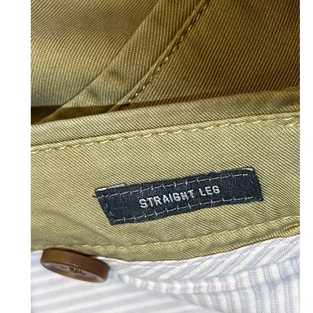 Bonobos Mens Straight Leg Chino Pants Khaki Tan Cotton 35x32 Business‎ Casual